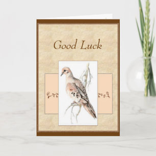 Good Luck Soon Mourning Dove, Turtle Dove Card