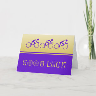 good luck cycling