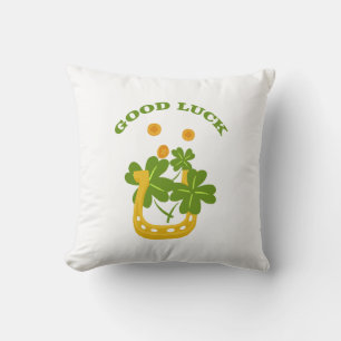 Good Luck Throw Pillow