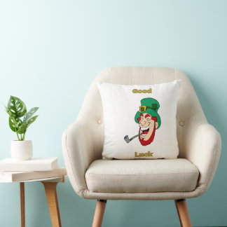 Good Luck Throw Pillow