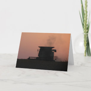 Good Luck With The Harvest! Card