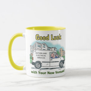 Good Luck with Your New Business Colourful Mug
