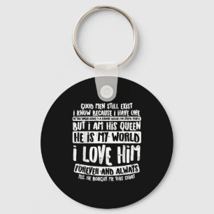 Good Men Still Exist Fun Valentines Day Girlfriend Keychain