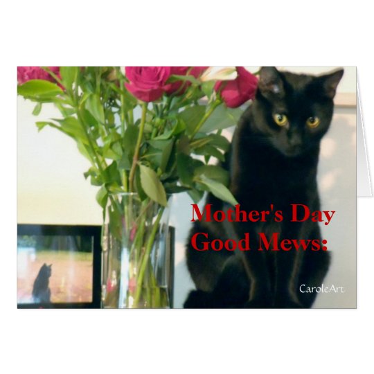 "Good Mews/Bad Mews Mother's Day" Card
