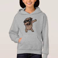 Good Mood Pug with Sunglasses Dabbing