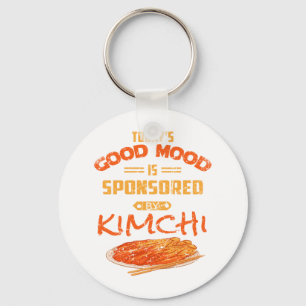 Good Mood Sponsored By Kimchi Funny Korean Food K- Keychain