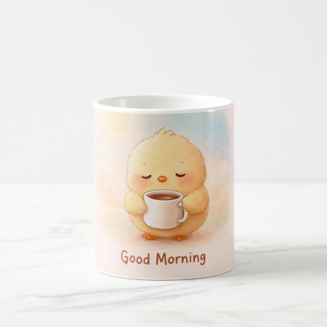 Good Morning Alma Chick Coffee Mug  (Center)