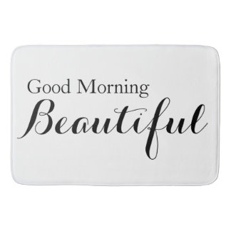 Good Morning Beautiful Bath Mat