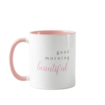 good morning beautiful pink for mom