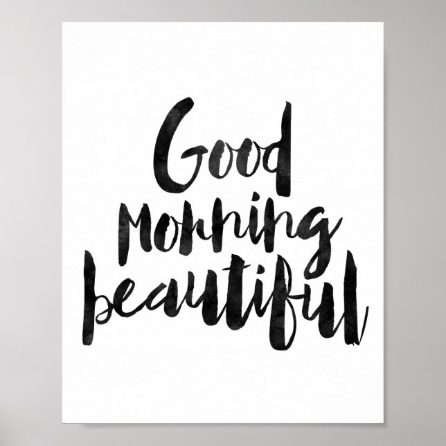 Good Morning Beautiful Poster (Front)