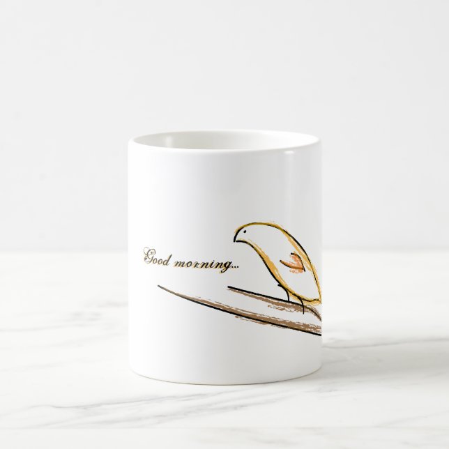 Good Morning Bird Magic Mug (Center)