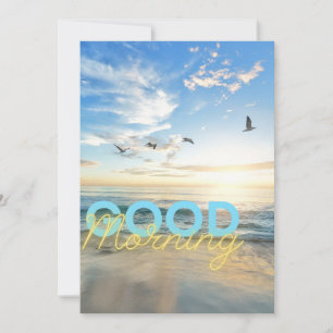 Good Morning Blue Sky Invitation