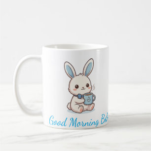 Good Morning Bobo Bunny Coffee Mug - Cute Kawaii