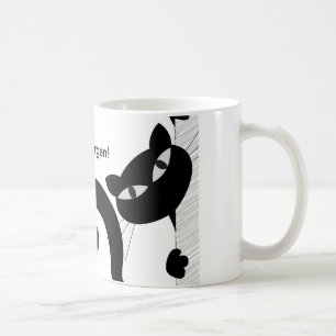 "Good morning" breakfast cup with logo