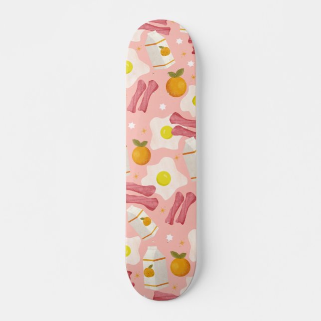 Good Morning Breakfast  Skateboard (Front)