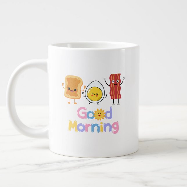 Good Morning Breakfast 😁 tasse de café (Gauche)