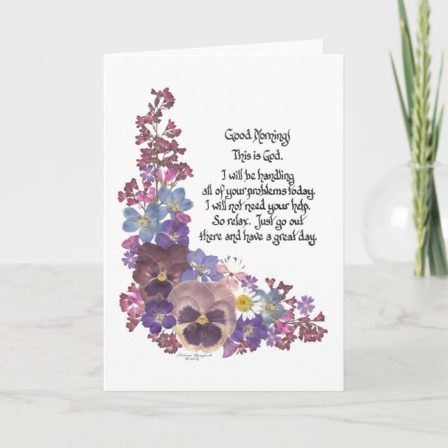 Good Morning! Card (Front)