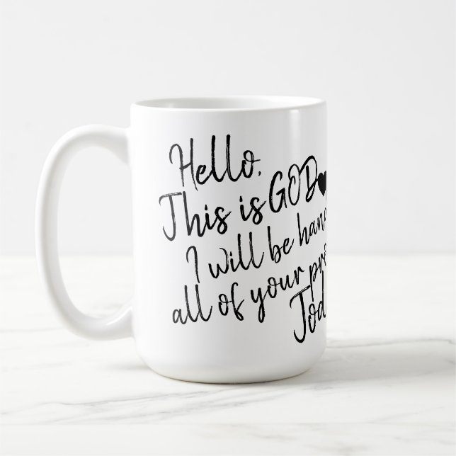 Good morning coffee mug (Left)