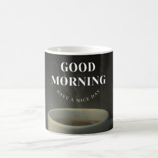 good morning coffee mug