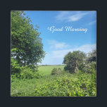 Good morning countryside magnet<br><div class="desc">This picture was taken by the canal Path by my home. I think it's beautiful to why I took a photo.</div>