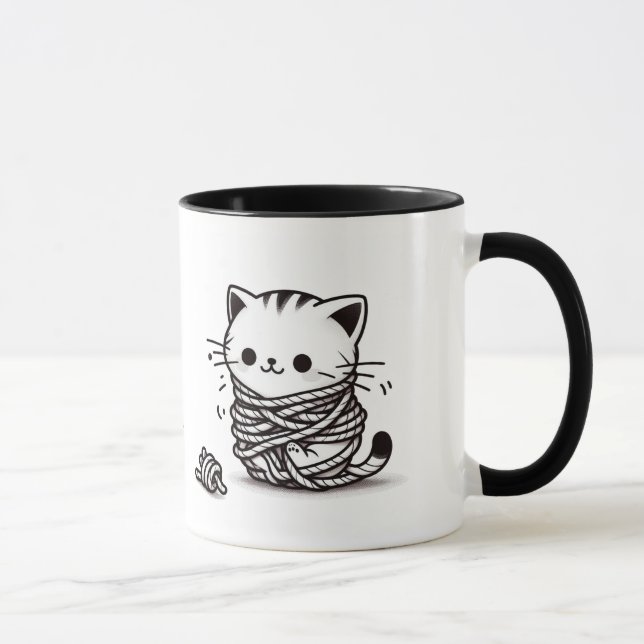 Good morning customizable shibari mug (Right)