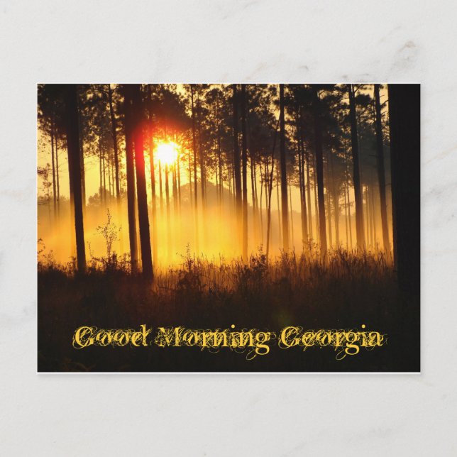 Good Morning Georgia Postcard (Front)