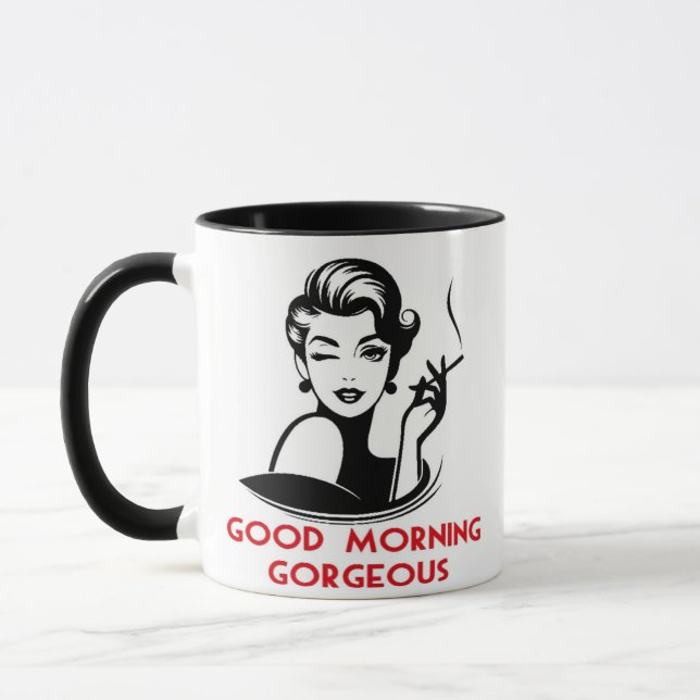 Good Morning Gorgeous Mug (Left)