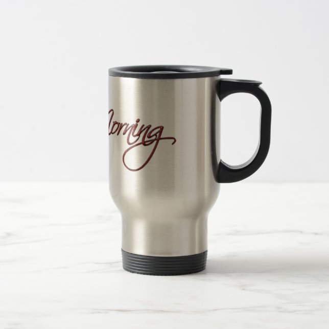good morning heart mug (Right)