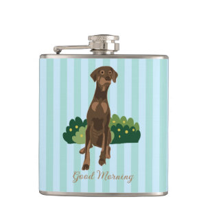  Good Morning Hip Flask