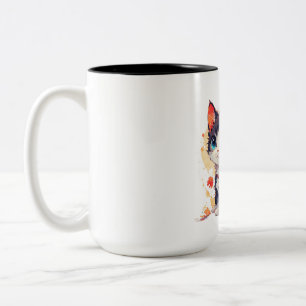 Good Morning Human Two-Tone Coffee Mug