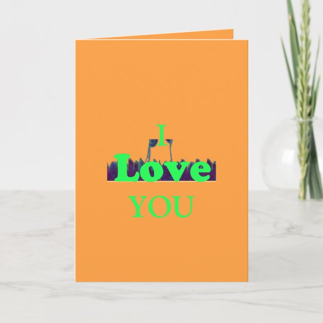 Good Morning I love You Note Card (Front)