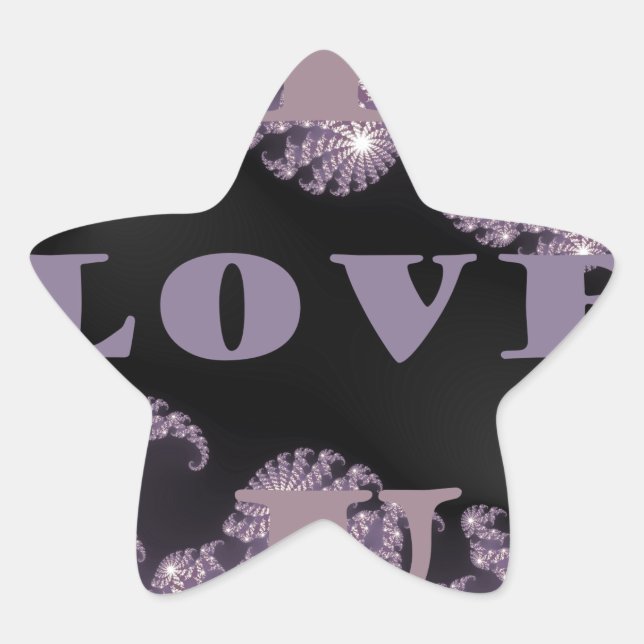 Good Morning I Love You.png Star Sticker (Front)