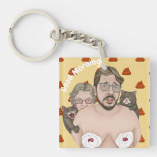 Good Morning Keychain