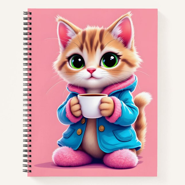 Good Morning Kitten notebook (Front)