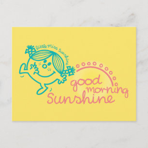 Good Morning Little Miss Sunshine Postcard