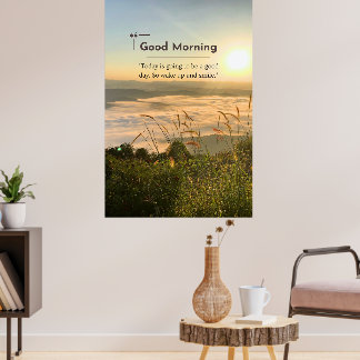 Good Morning Motivational quotes poster