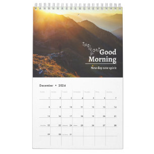 Good Morning nature Calendar