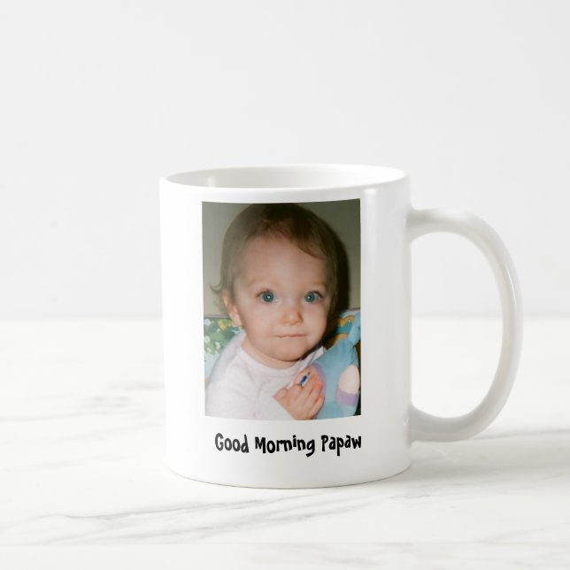 Good Morning Papaw Coffee Mug (Right)