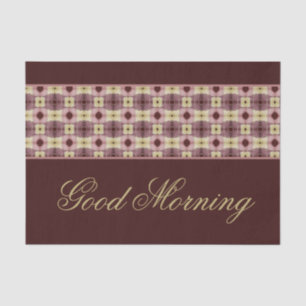 Good Morning Paper Place Mat 25 Piece Set