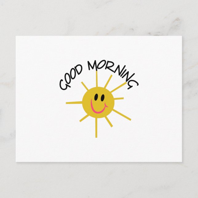 Good Morning Postcard (Front)