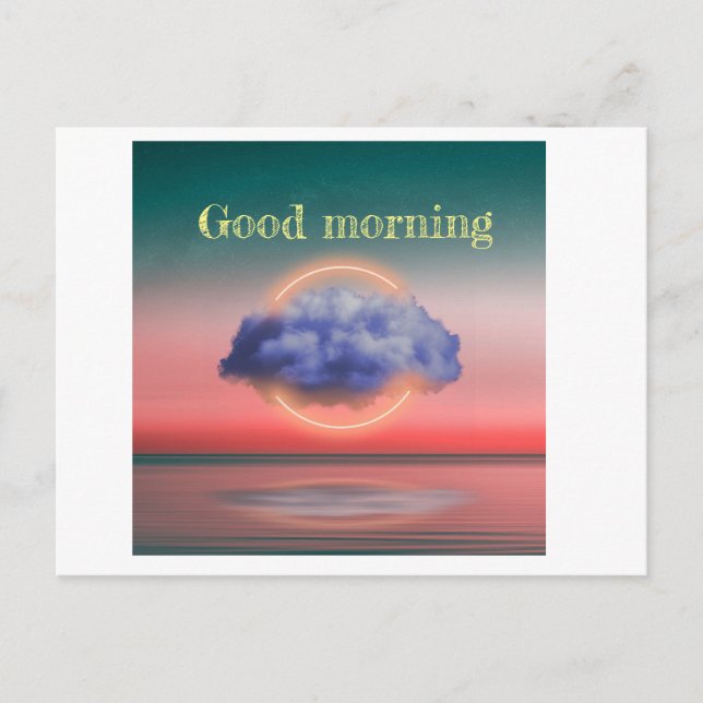 Good morning postcard (Front)