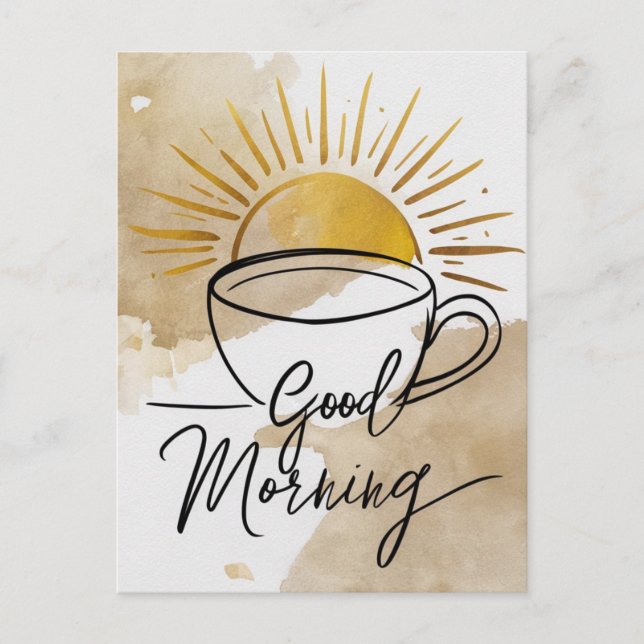 Good Morning Postcard (Front)