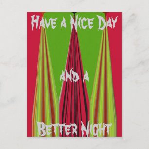 Good Morning Postcard Horizontal Template