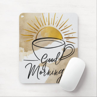 Good Morning Postcard Mouse Pad