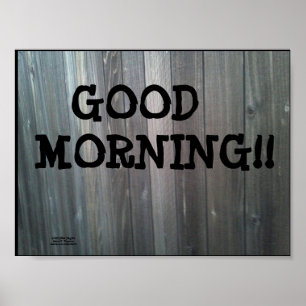 GOOD MORNING !! POSTER