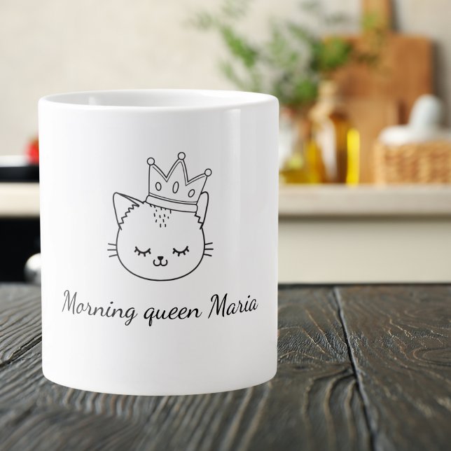 Good Morning Queen customizable Mug (Creator Uploaded)