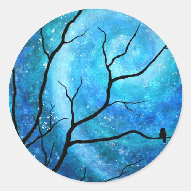 Good Morning Starshine Classic Round Sticker (Front)