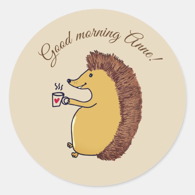 Good morning Sticker (Front)