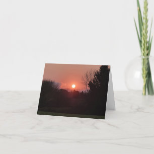 Good Morning, Sunrise - personalize! Card