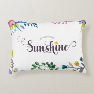 Good Morning Sunshine Accent Pillow